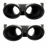 Heckdiffusor + Schwarz Auspuffblendenfür Mercedes Benz A-Klasse V177 Limousine AMG Line ab 2018